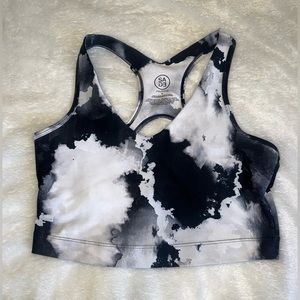 Black & White Workout Top